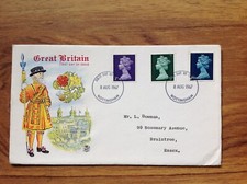 Great Britain Yeoman First Day Cover 1967  Braintree Pmk . Free UK Postage