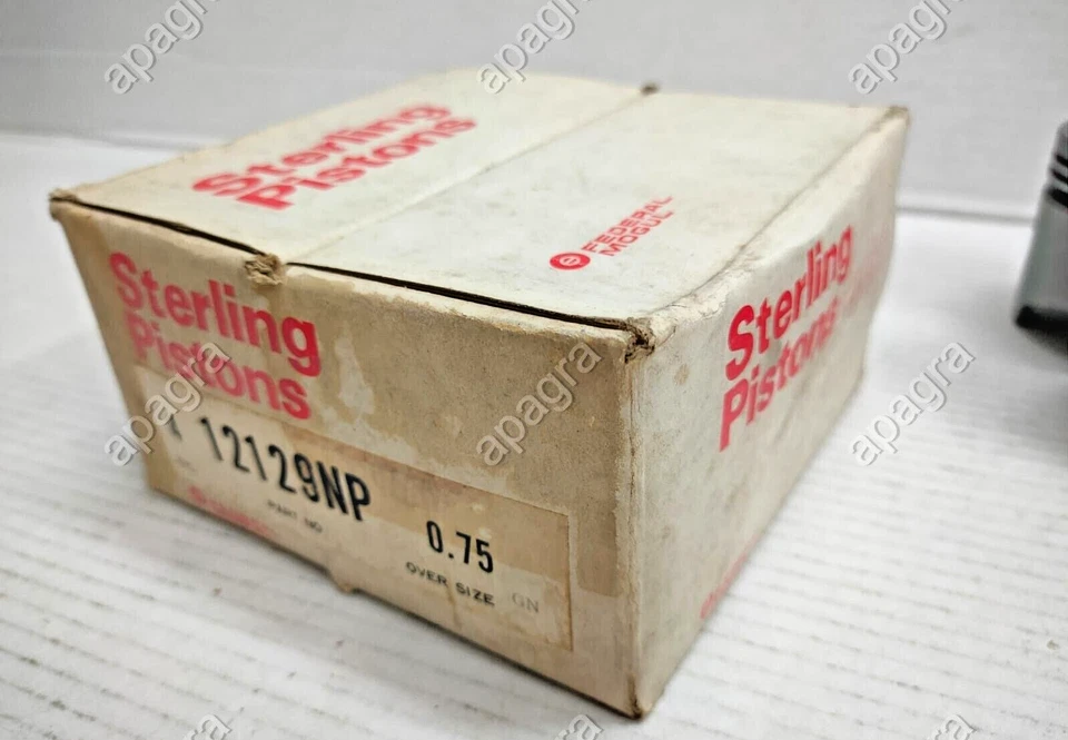 4 поршня Federal Mogul STERLING 12129 NP DIA 73 мм OS 0,75 1970-1981 подходят для Datsun - Изображение 2 из 4