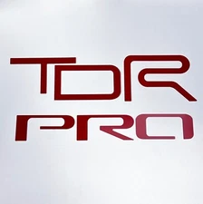 RED TAILGATE Letters for Toyota Tundra TRD Pro 2022 2023 2024 2025 NOT VINYL