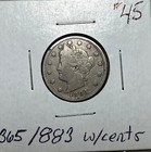 1883 W/C  Liberty Nickel - 365 — photo 1
