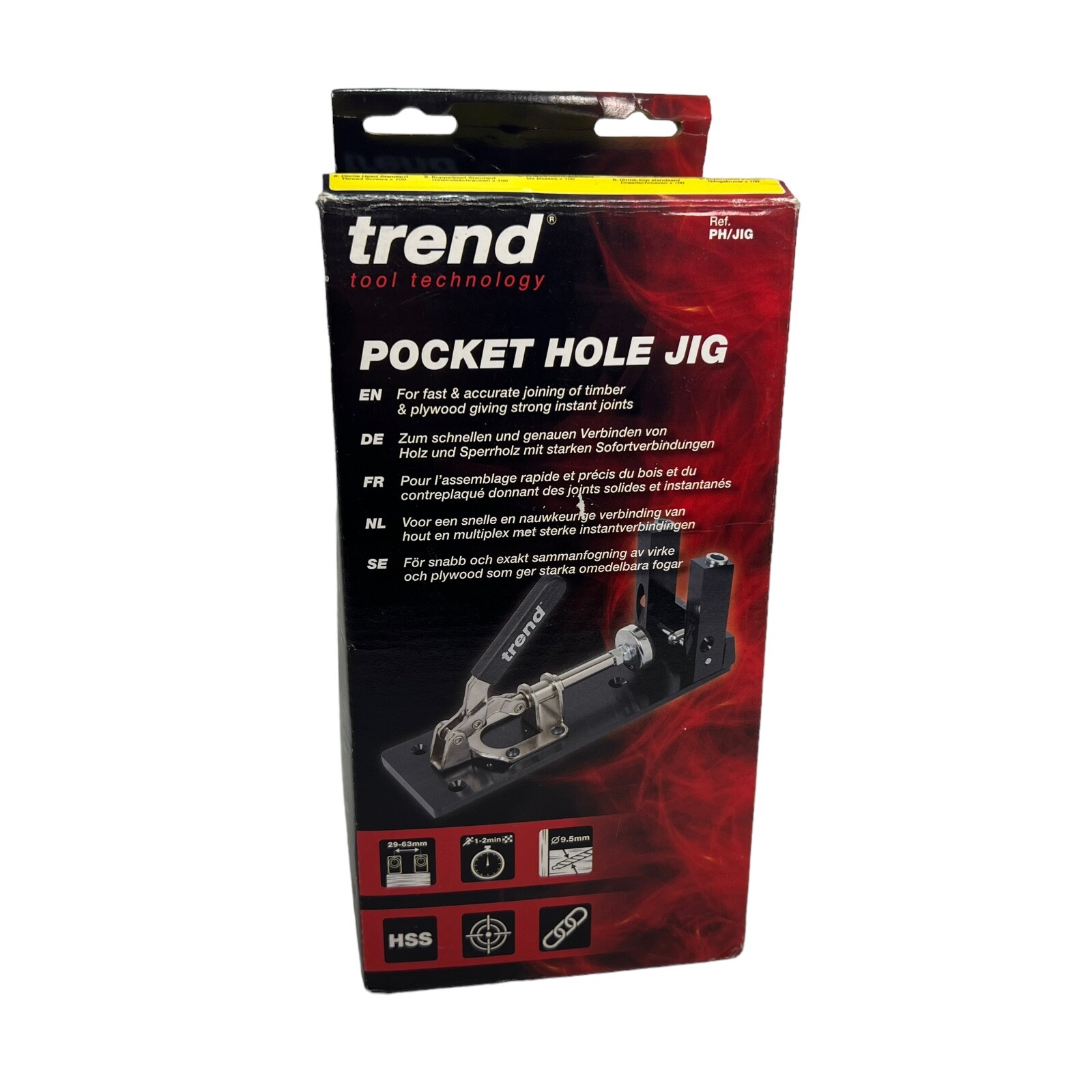 TREND PH/JIG Pocket Hole Jig Clamp Quick Secure Joints In Seconds eBay