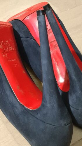 Christian Louboutin Blue Suede ~ Europe size 39