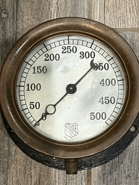 Vintage Ashcroft Mfg Co. Pressure Gauge New York 0-500PSI | eBay