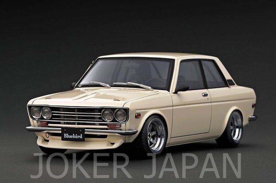 Ignition Model IG3305 1/18 Datsun Bluebird (510) White JDM Ignition Model IG3305 1/18 Datsun Bluebird (510) White JDM
