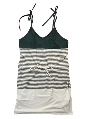 Etcyy New Women s Striped Summer Dress - Size Medium 
