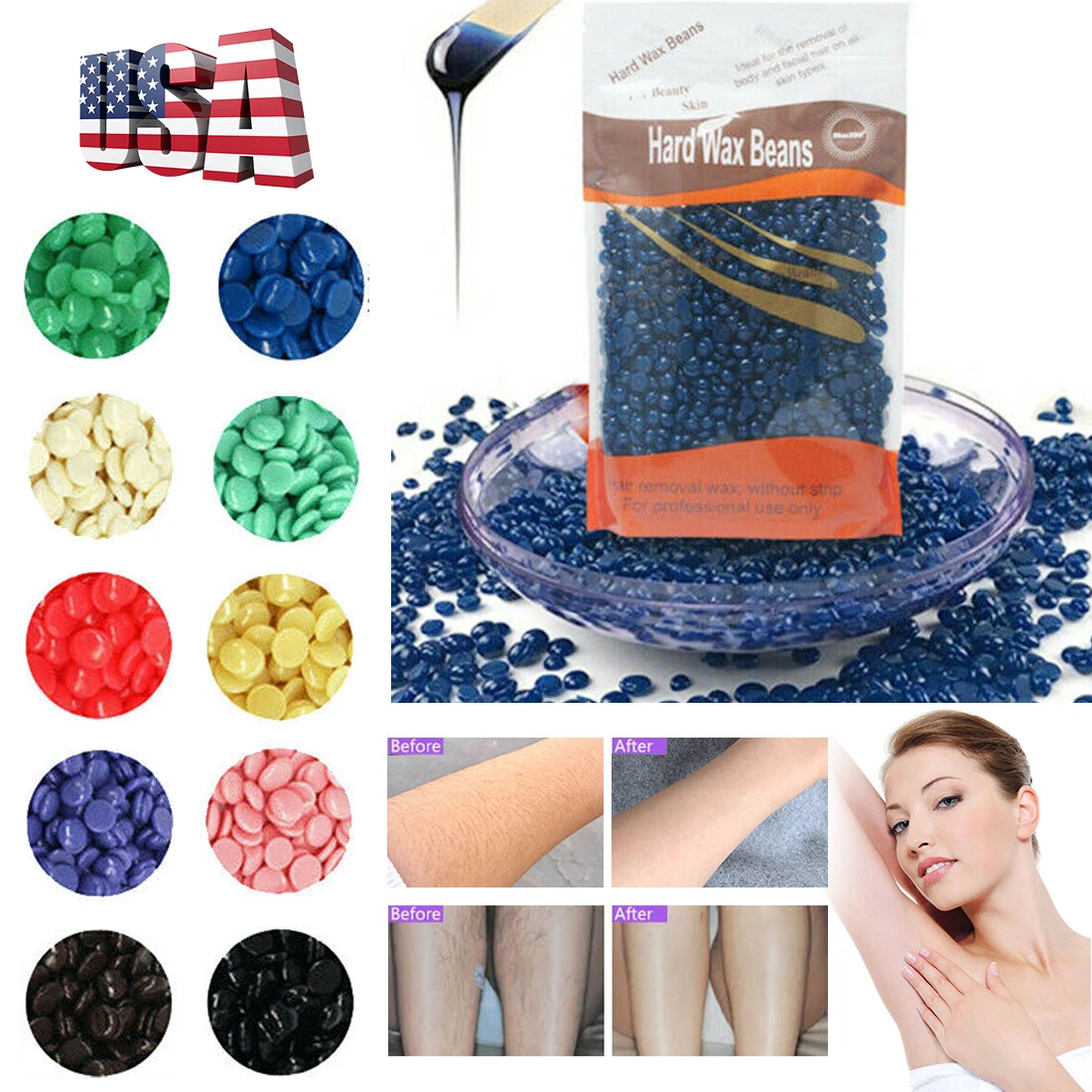 Hard wax on sale hair removal