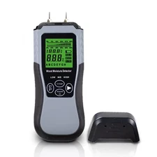 Digital Moisture Meter with Pin Sensor 8 Calibration Modes for Wood Drywall C...