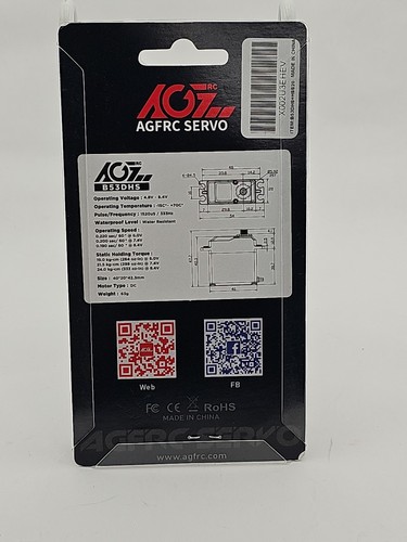 AGFRC 24KG Digital High Torque Servo Programmable Metal Gear Steering Servo f... - Picture 2 of 2