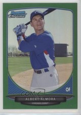 2013 Bowman Draft Top Prospects Chrome Green Refractor 44/75 Albert Almora i6j