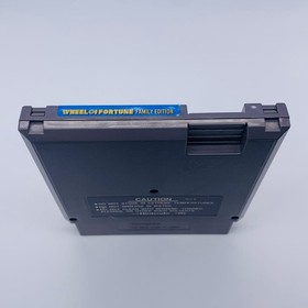 Lot of 2 Wheel of Fortune Family Edition and Jeopardy NES - Cart Only Tested