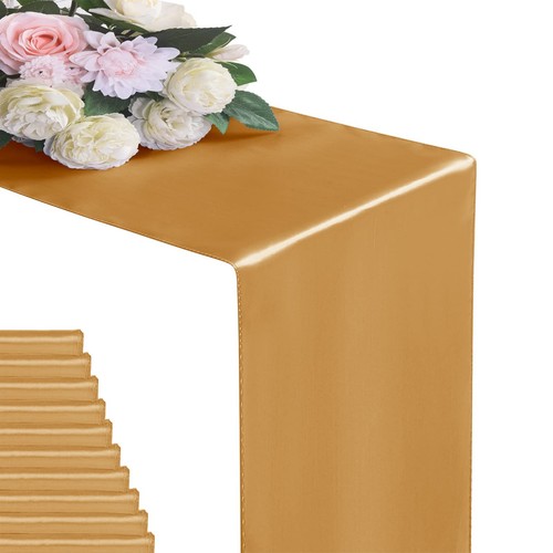 6 Pack Satin Silk Table Runners 12x108