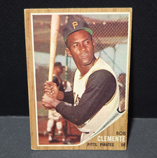 Topps 1962 Topps Roberto Bob Clemente Pittsburgh Pirates #10 MLB Baseball Card