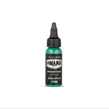 Dynamic Color Platinum Emerald Green Tattoo Ink, Made in Spain, 1 oz