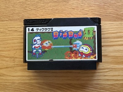 DigDug II Japan Famicom Nintendo NES FC Classic Cart Only! Dig Dug 2