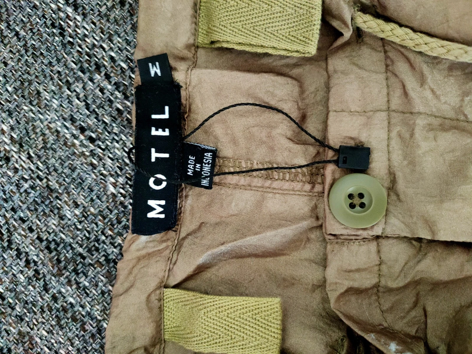 Motel Low /Mid Waisted Drawstring Parachute Sweatpants