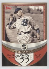 2007 Topps The Streak Before the Streak Joe DiMaggio #JDSF33 HOF 0jm6