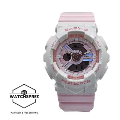 Casio Baby-G Pastels Dreamy Series Pink Resin Band Watch BA110PD-4A BA-110PD-4A