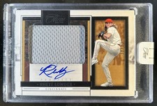 2024 Panini Three and Two Rhett Lowder Prospect Jersey Auto #/99 Reds