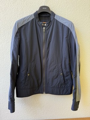 Hugo Boss orange jacket/blouson, size 52, dark blue mint condition
