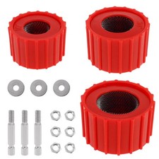 3 Copper Pipe Cleaner for Electric Drill Metal Bronze Tube Cleaning Brush Tool