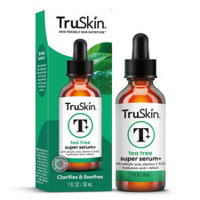 TruSkin Tea Tree Oil Super Serum  1 fl oz Hyaluronic Acid Clarify skin piel