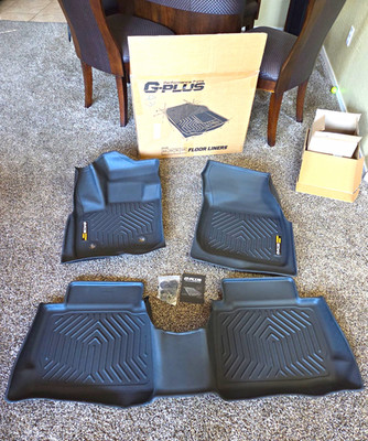 G-plus Floor Liner mats for 2017-2020 Ford Fusion / 2017-2020 Lincoln MKZ