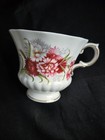 PARAGON CUP SAUCER "FLOWER FESTIVAL"  PINK RED CARNATIONS,   BONE CHINA, ENGLAND — photo 5