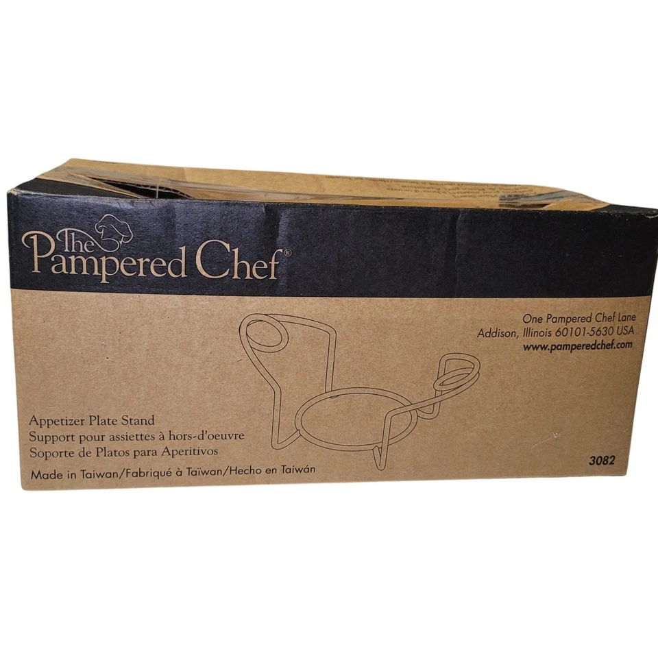 The Pampered Chef 3061 Appetizer Plates Set of 4 White Porcelain Simple Addition - Image 2 of 4