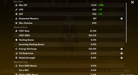 Genshin Impact AR 58 America - Columbina - Lauma - Varessa - Furina - Flins