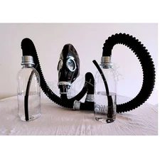 Excellent Latex Gas Hood Rubber Mask Or accessories for Fetish clubwear Party US