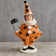 Bethany Lowe Halloween Masquerade Clown Girl TD2214 Figurine 6" Hand Painted