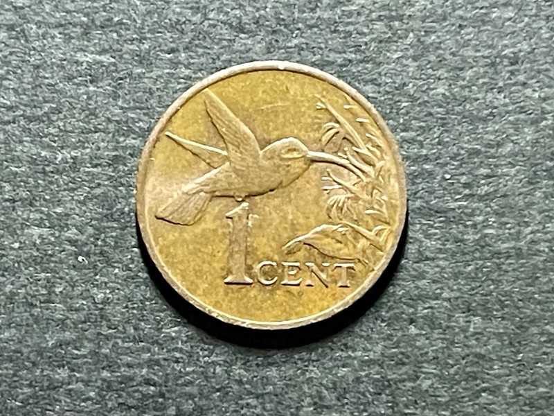 Trinidad & Tobago 🇹🇹 1 cent •1979 KM# 29 18mm (Hummingbird) Combined Shipping!