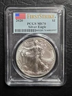 2020 American Silver Eagle First Strike PCGS Graded a perfect MS 70