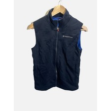 Vineyard Vines Performance Vest Kids L 16 Navy Blue Full Zip Mock Neck Preppy