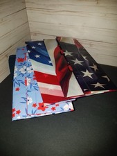 🆕 3 Pck American Reusable Shopping Bag Foldable Ski Scene Multicolor Modern