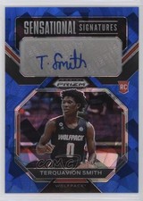 2023 Panini Prizm Draft Picks Blue Ice 24/75 Terquavion Smith #SS-TQS Auto 6o3