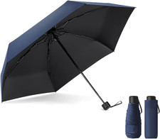 Ombrello Pieghevole Antivento, Ombrello Da Viaggio Portatile Leggero Compatto, P