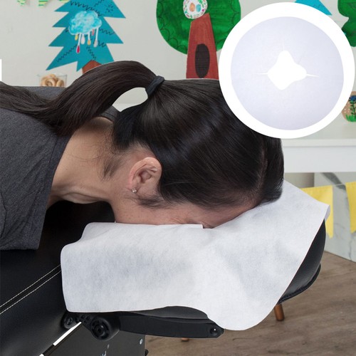 Set of 2 Silicone Pillow Towel Cover for Massage Table Face Hole Covers - Picture 4 of 12