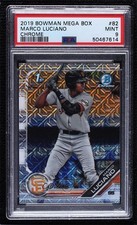 2019 Bowman Chrome Prospects Mega Box Mojo Refractor Marco Luciano PSA 9 02u0