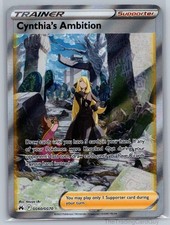 Cynthia's Ambition Ultra Rare Crown Zenith: Galarian Gallery Holo GG60/GG70 NM on eBay