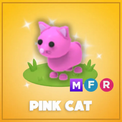 mfr pink cat adopt me %100 trusted seller fast delivery