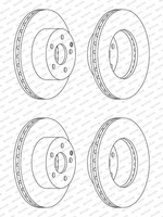 2X Ferodo 273Mm Bremsscheiben BelÜFtet Vorne Passend FüR Toyota Auris Corolla |