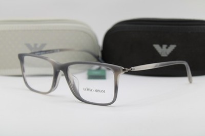 NEW GIORGIO ARMANI AR 7261-F 6166 MATTE GREY HORN AUTHENTIC EYEGLASSES 56-17