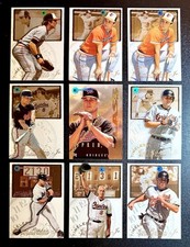 CAL RIPKEN JR - 1995 EMOTION - TIMELESS COLLECTION (8 cards) plus SAMPLE CARD