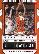 2020-21 Contenders Draft Picks - LaMarcus Aldridge #48 Game Ticket RED VARIATION