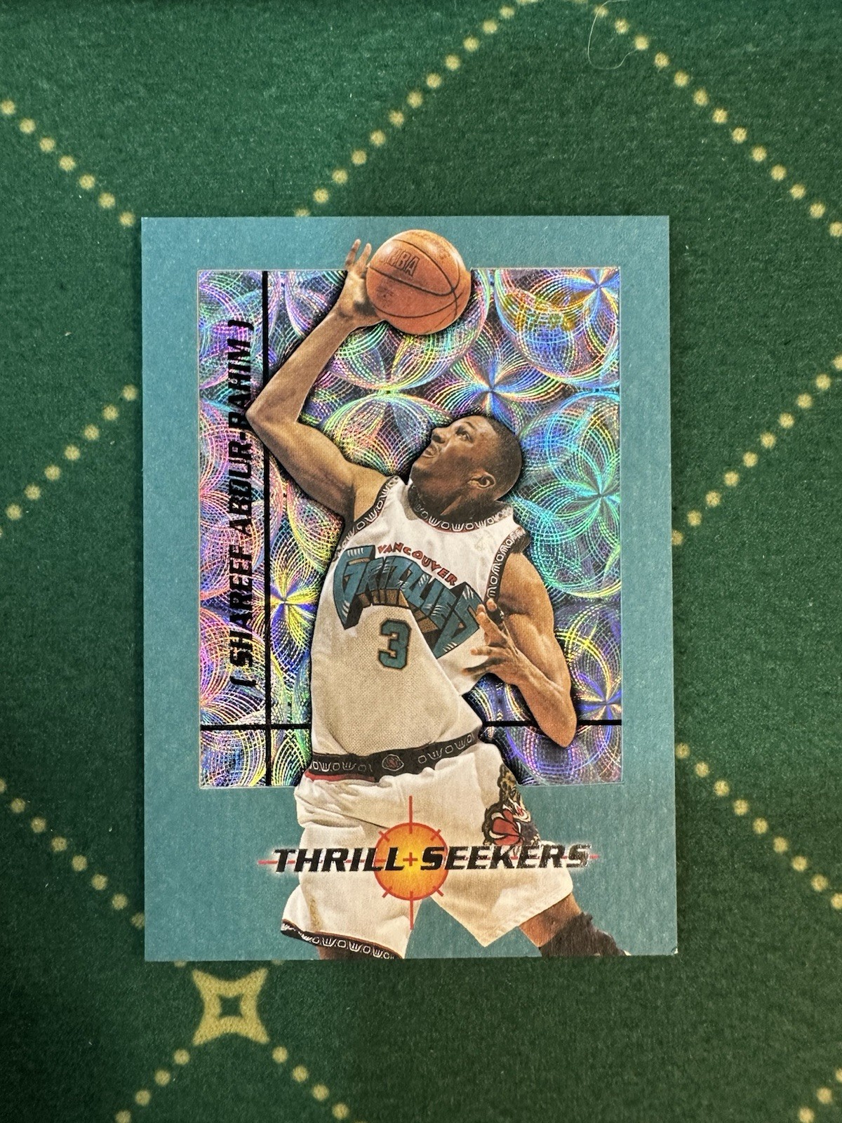 1997-98 Fleer - Thrill Seekers Shareef Abdur-Rahim #1 TS