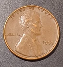 1953 Lincoln Wheat Cent/Penny Old Coin US History No Mint Mark Circulated (#2)