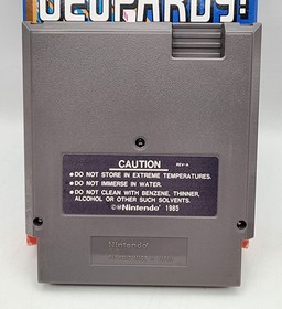 Jeopardy: Junior Edition (Nintendo NES)  Game & Box Only! - No Manual Boxed 