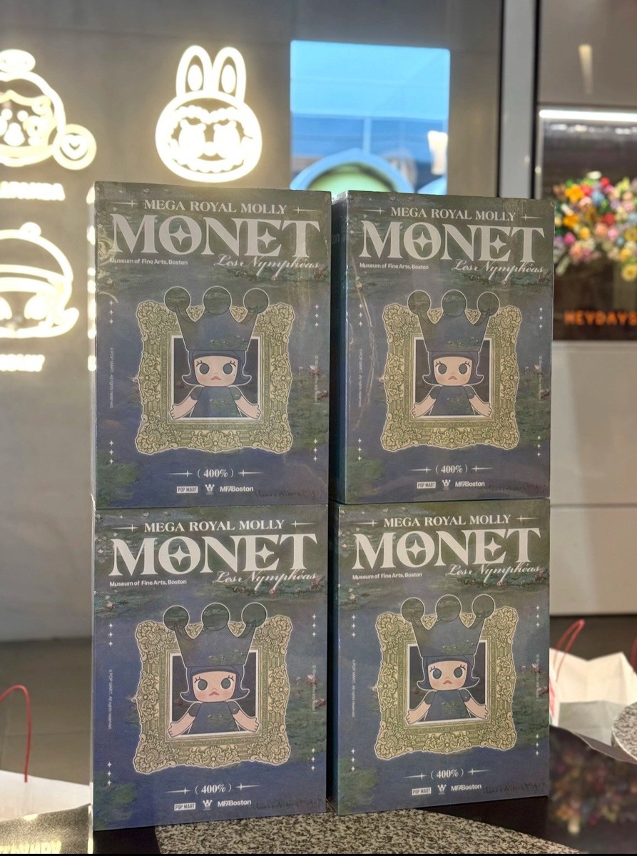 その他 mega royal molly monet 400% MEGA ROYAL MOLLY 400% Monet-Les Nymphéas - POP MART (United
