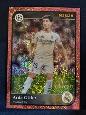 2024-25 Topps Merlin UEFA Arda Guler Rose Gold Speckle /250 Real Madrid C.F.